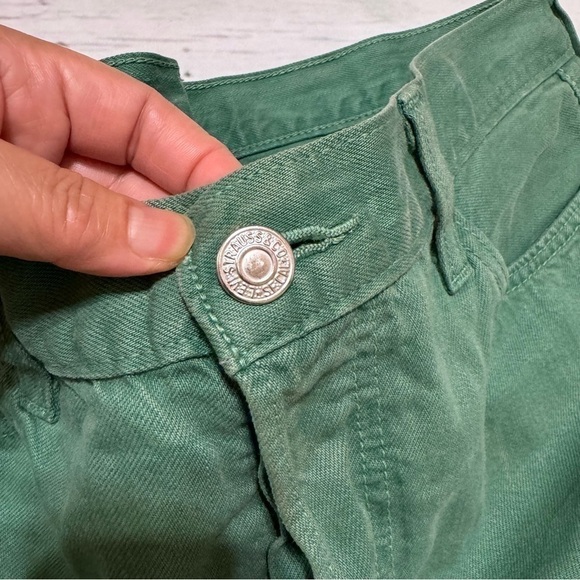 LEVI’S 501 Men’s Button Fly Jeans in Green size 30x34  GUC - Picture 8 of 16